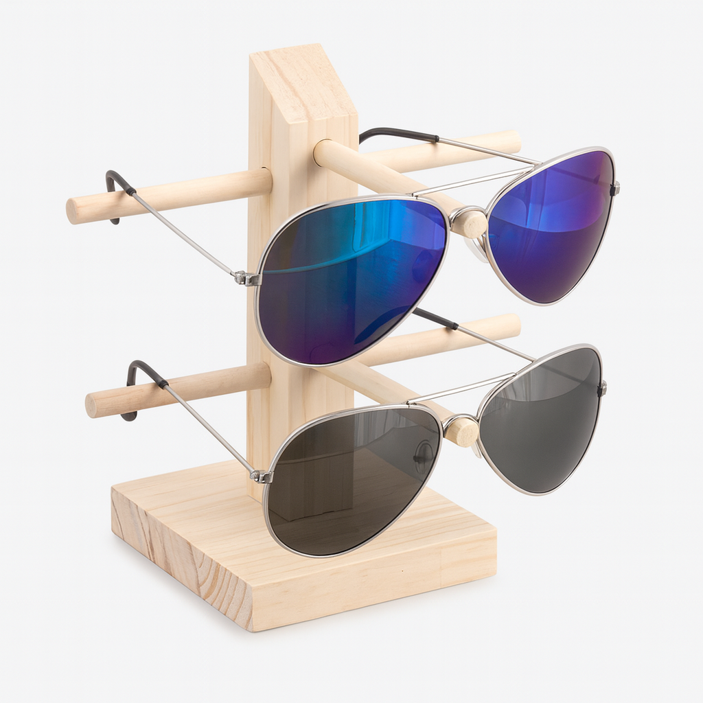 support en bois pour Lunettes